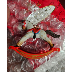 Hallmark Keepsake Ornament Miniature Rocking Horse 1996 Vintage Box Included